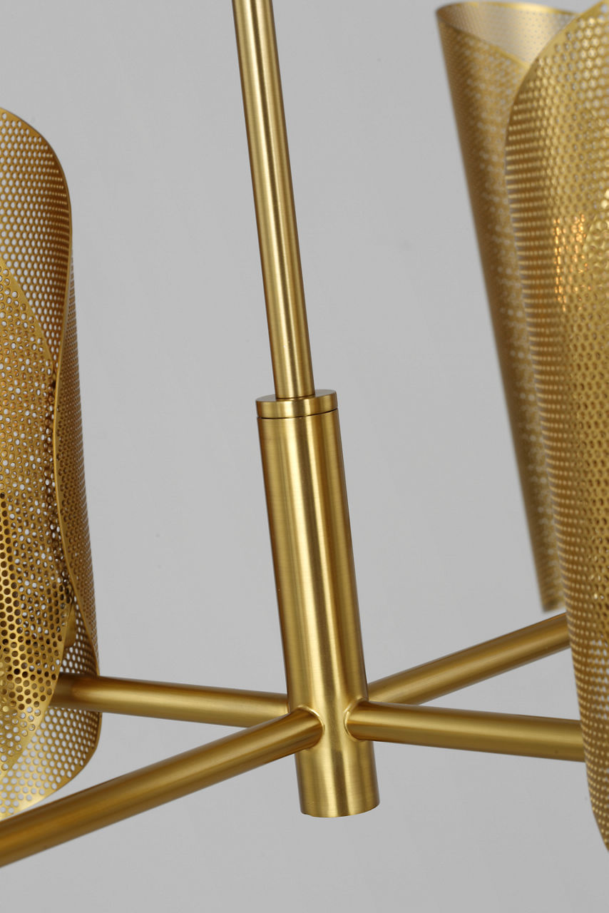 Plivot Large Linear Chandelier - LXC1066 | Visual Comfort